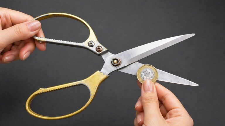 Une vieille astuce permet de redonner vie à vos ciseaux en un clin d&rsquo;œil…