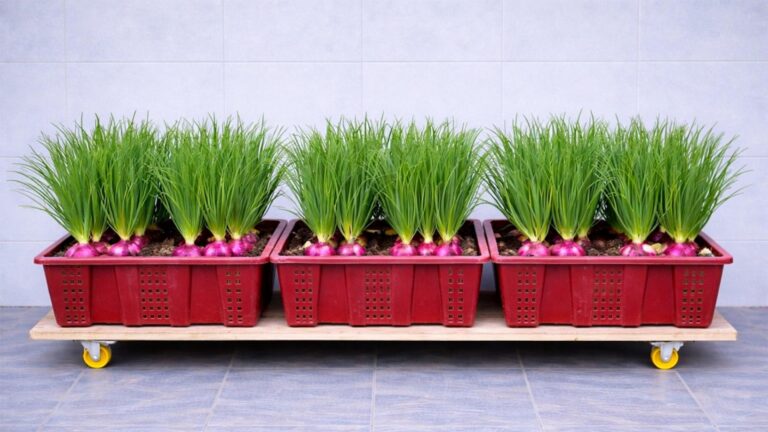 Cette méthode astucieuse transforme des paniers en un jardin mobile… Épatez vos amis !