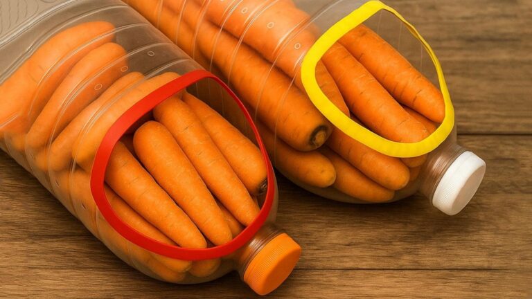 Cette vieille astuce garde vos carottes fraîches un mois entier…Découvrez comment !