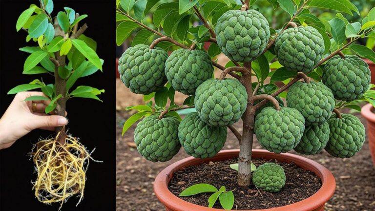 Cette astuce surprenante transforme vos boutures de sapotille en arbres en un temps