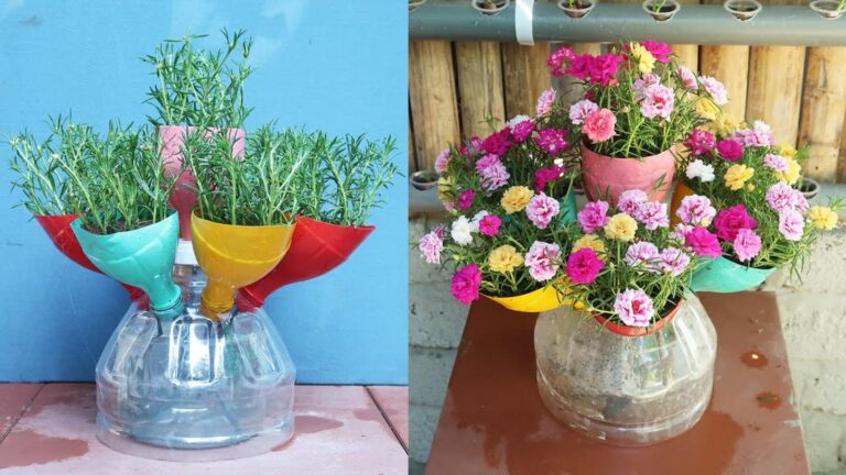 Cette astuce géniale pour recycler vos bouteilles en plastique transforme votre jardin…