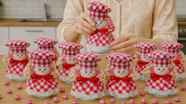 Une vieille astuce pour créer des poupées adorables à partir de tissus récupérés…