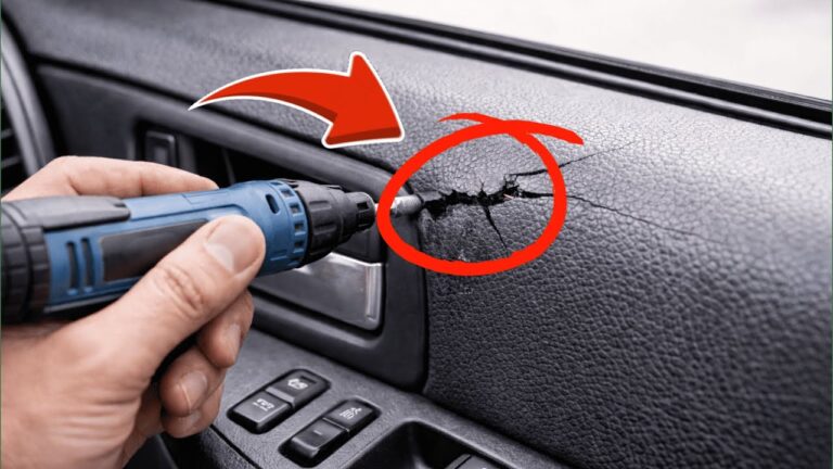 5 astuces pour réparer définitivement un tableau de bord de voiture fissuré