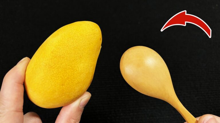 3 astuces géniales pour éplucher des mangues sans salissures ! 🍑✨