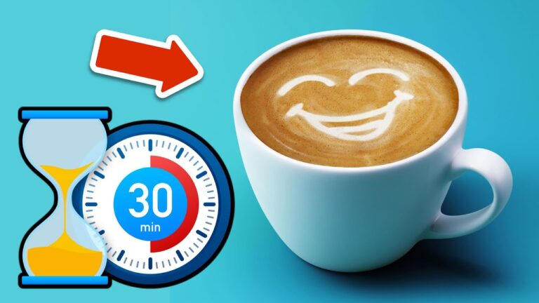 Boire du café en 30 minutes : 5 bienfaits incroyables à découvrir !