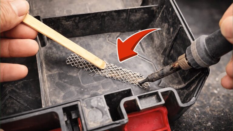 Réparez le plastique cassé : 5 astuces surprenantes avec du maillage métallique solide !