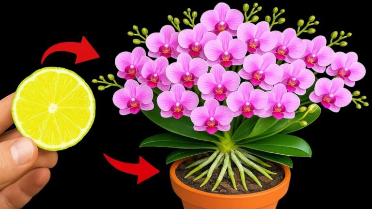 Réveillez votre orchidée en 3 étapes simples avec du citron et observez-la fleurir !