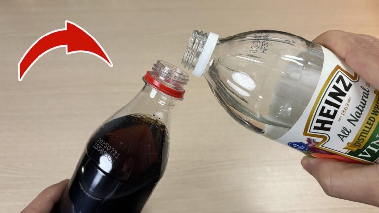 Découvrez 3 astuces surprenantes avec du vinaigre et du Coca-Cola en 30 ans !