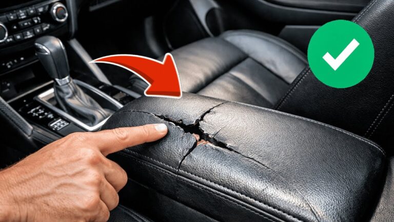 Réparez 5 astuces pour restaurer un accoudoir en cuir craqué comme neuf !