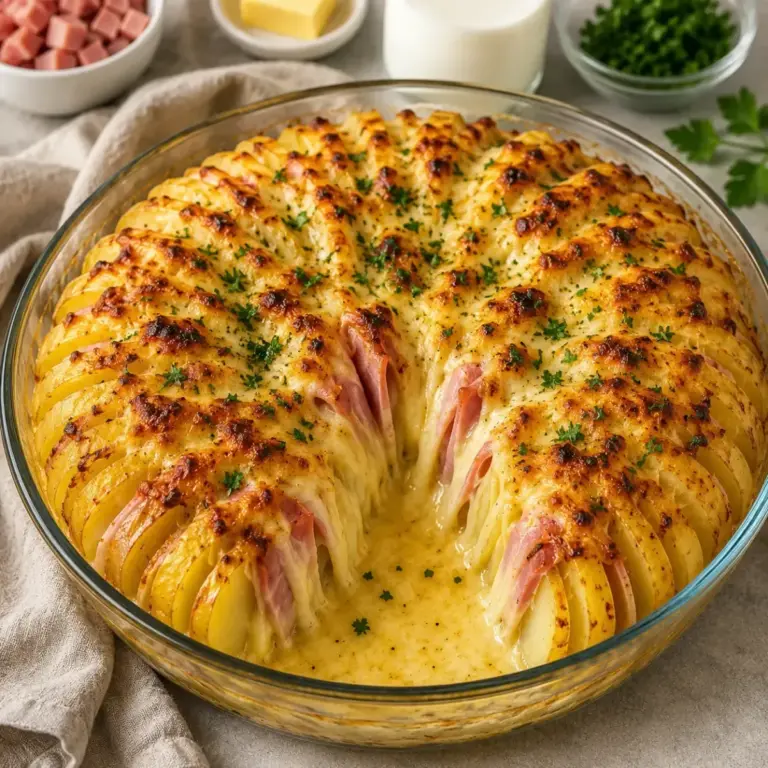 Gratin de Pommes de Terre au Jambon et Fromage : la Recette Fondante à Essayer