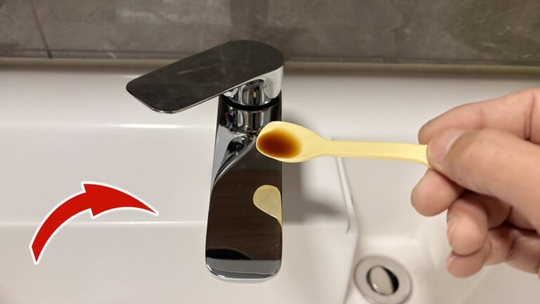 Éliminez les taches de lavabo en 1 goutte : découvrez ce truc infaillible !