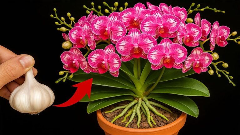 Faites fleurir votre orchidée : 1 gousse d&rsquo;ail pour des pics floraux toute l&rsquo;année !