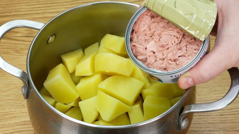 3 recettes savoureuses avec des pommes de terre et du thon à essayer aujourd&rsquo;hui !