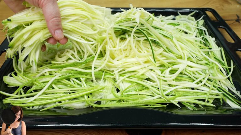 2 Zucchinis pour un plat meilleur que la pizza : recette simple et économique à découvrir !