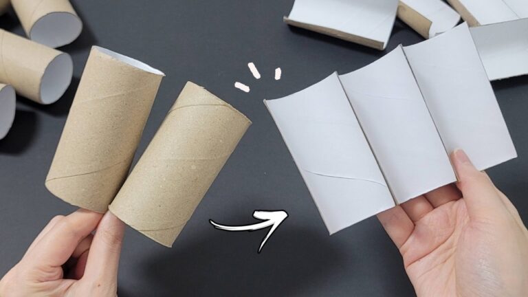 Transformez 5 rouleaux de papier toilette en déco chic et économique !