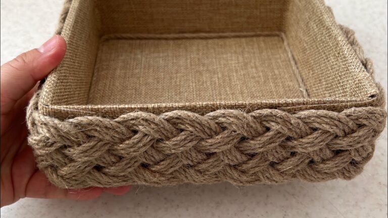 Créez un panier magnifique en 5 étapes avec des boîtes pour presque rien !