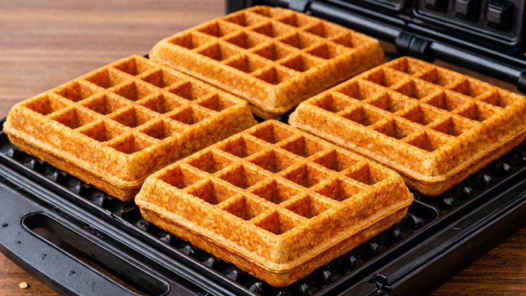 5 minutes pour des gaufres d’avoine sans sucre ni farine, un délice à tester !