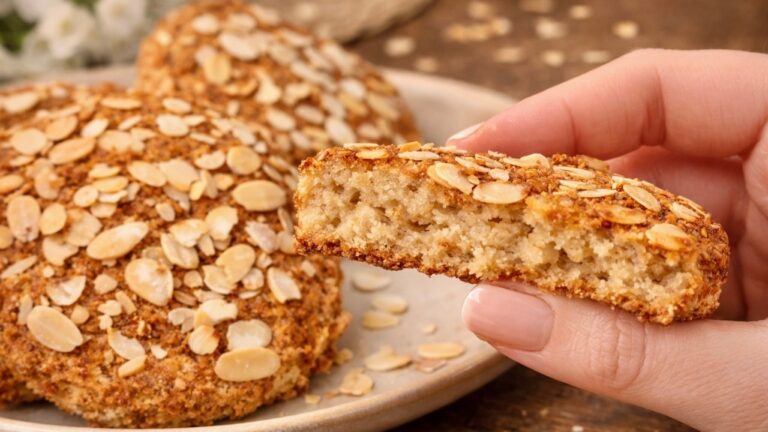 5 cookies sains sans sucre ni farine avec flocons d&rsquo;avoine et fromage cottage !