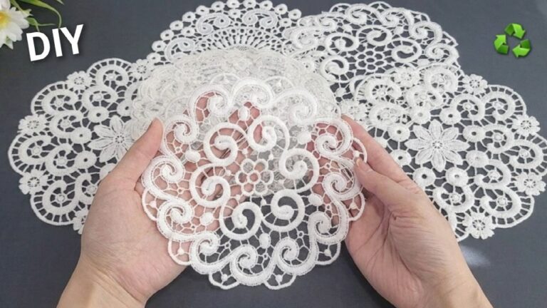 Transformez votre dentelle en déco : 5 idées DIY inspirantes à réaliser !