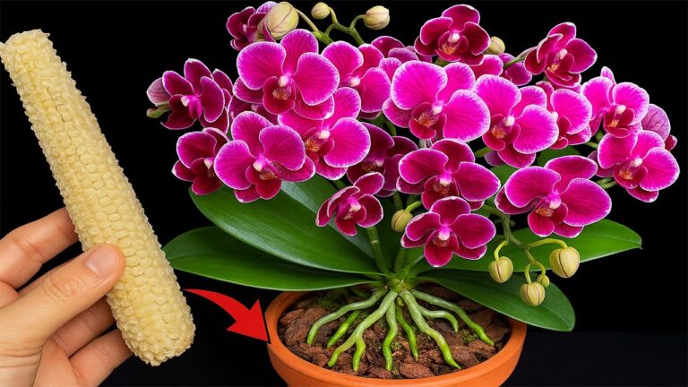 Transformez 5 épluchures de maïs en fleurs éclatantes pour vos orchidées !