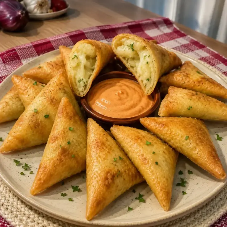 Samoussas de Pommes de Terre et Fromage : Recette Croustillante et Savoureuse